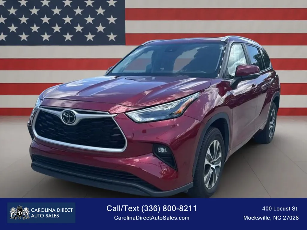Red 2023 Toyota Highlander XLE Sport Utility 4D for sale in Mocksville, NC