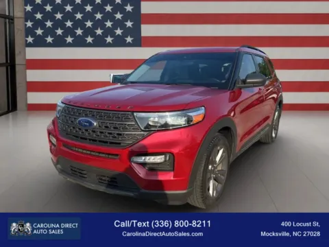 Red 2021 Ford Explorer XLT Sport Utility 4D for sale in Mocksville, NC