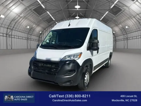 White 2023 Ram ProMaster Cargo Van 2500 High Roof Van 3D for sale in Mocksville, NC