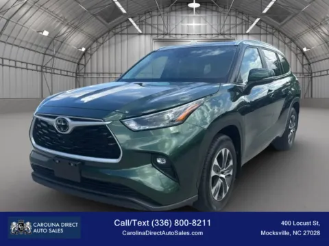 Green 2023 Toyota Highlander XLE Sport Utility 4D for sale in Mocksville, NC