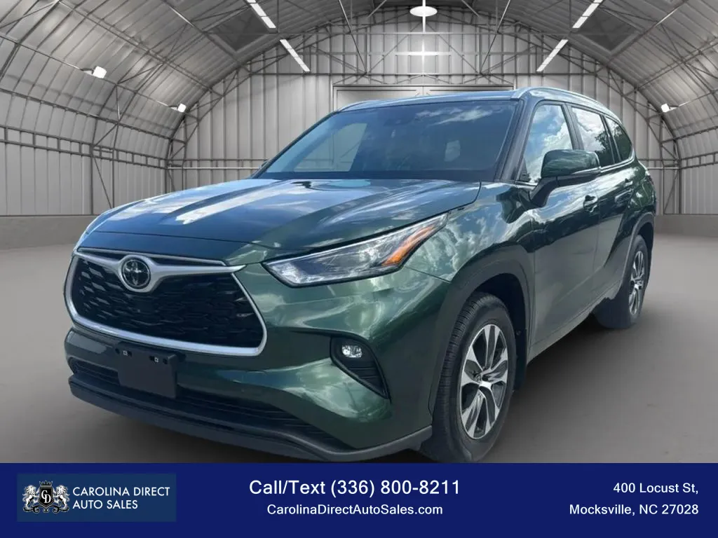 Green 2023 Toyota Highlander XLE Sport Utility 4D for sale in Mocksville, NC