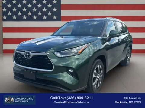 Green 2023 Toyota Highlander XLE Sport Utility 4D for sale in Mocksville, NC