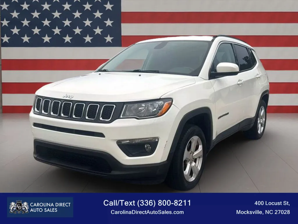 White 2018 Jeep Compass Latitude Sport Utility 4D for sale in Mocksville, NC