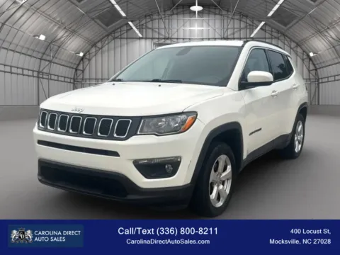 White 2018 Jeep Compass Latitude Sport Utility 4D for sale in Mocksville, NC