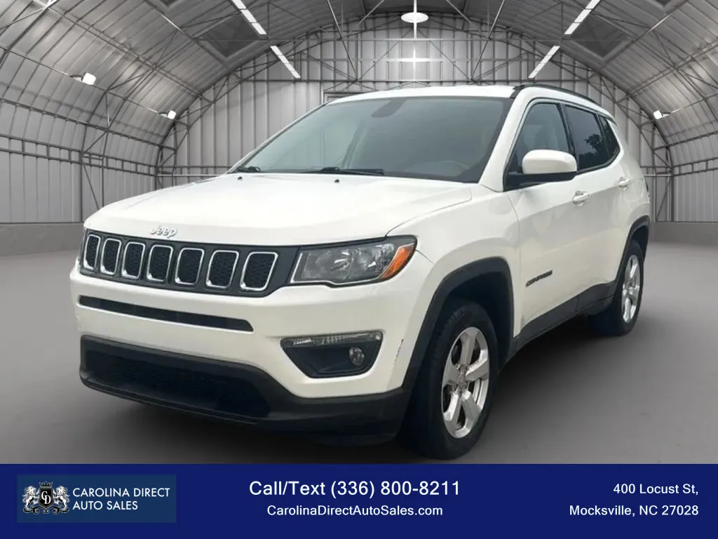 White 2018 Jeep Compass Latitude Sport Utility 4D for sale in Mocksville, NC