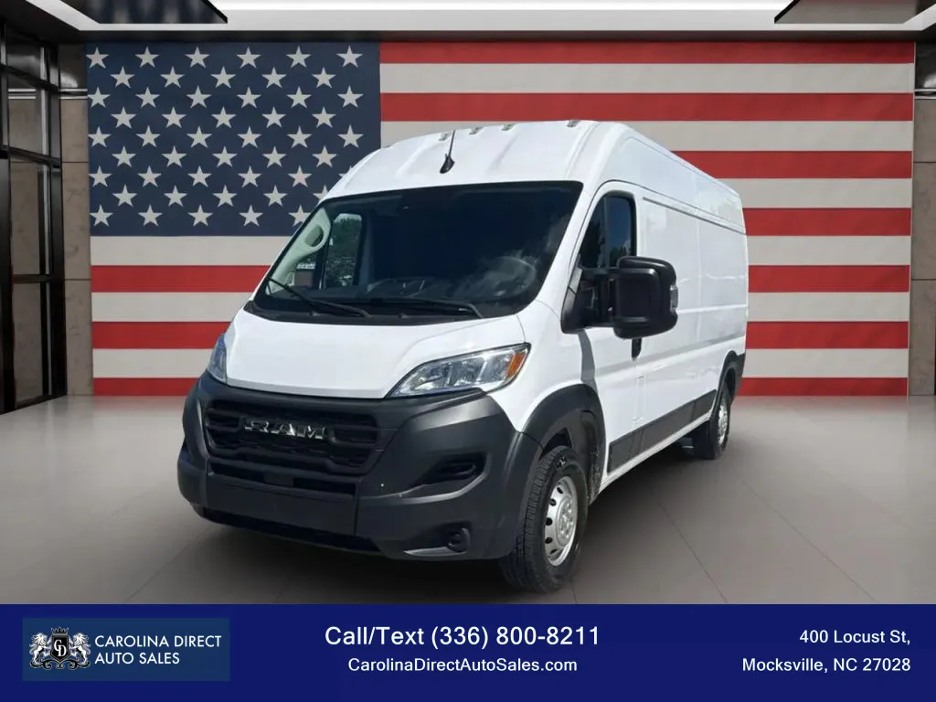 White 2023 Ram ProMaster Cargo Van 2500 High Roof Van 3D for sale in Mocksville, NC