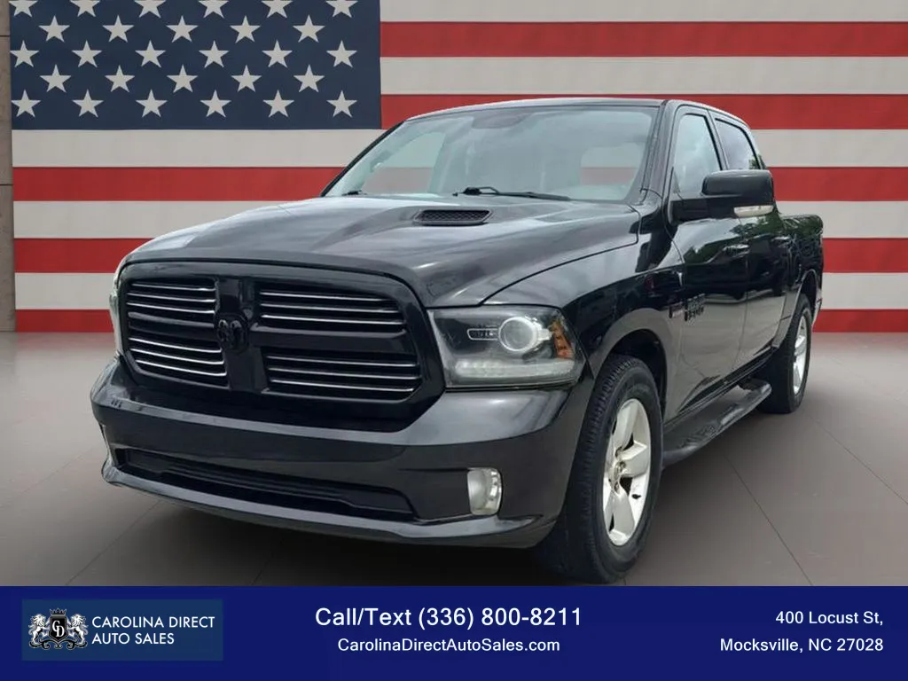 Black 2016 Ram 1500 Crew Cab Sport Pickup 4D 5 1/2 ft for sale in Mocksville, NC
