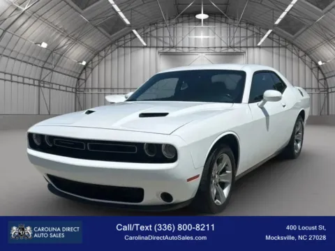 White 2019 Dodge Challenger SXT Coupe 2D for sale in Mocksville, NC