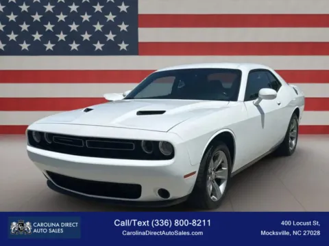 White 2019 Dodge Challenger SXT Coupe 2D for sale in Mocksville, NC