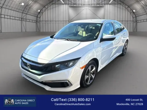 White 2019 Honda Civic LX Sedan 4D for sale in Mocksville, NC