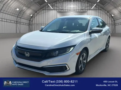 White 2019 Honda Civic LX Sedan 4D for sale in Mocksville, NC