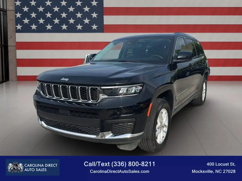 Black 2023 Jeep Grand Cherokee L Laredo Sport Utility 4D for sale in Mocksville, NC