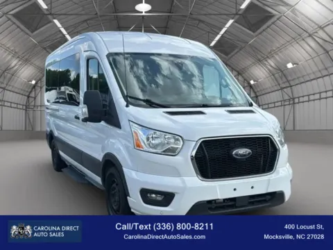 Another view of 2021 Ford Transit 350 Passenger Van XLT w/Medium Roof Van 3D for sale in Mocksville, NC at Carolina Direct Auto Sales