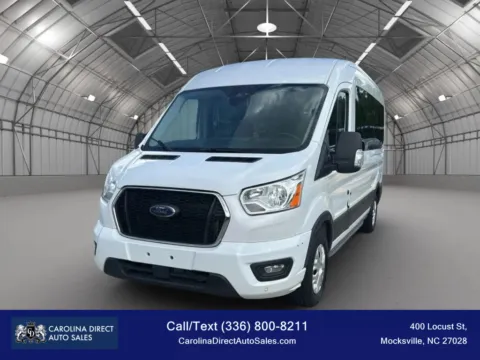 White 2021 Ford Transit 350 Passenger Van XLT w/Medium Roof Van 3D for sale in Mocksville, NC