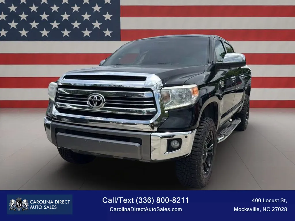 Black 2017 Toyota Tundra CrewMax 1794 Edition Pickup 4D 5 1/2 ft for sale in Mocksville, NC