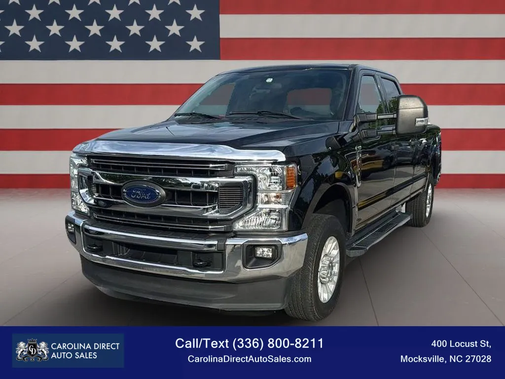 Black 2022 Ford F250 Super Duty Crew Cab XLT Pickup 4D 8 ft for sale in Mocksville, NC