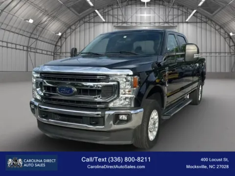 Black 2022 Ford F250 Super Duty Crew Cab XLT Pickup 4D 8 ft for sale in Mocksville, NC