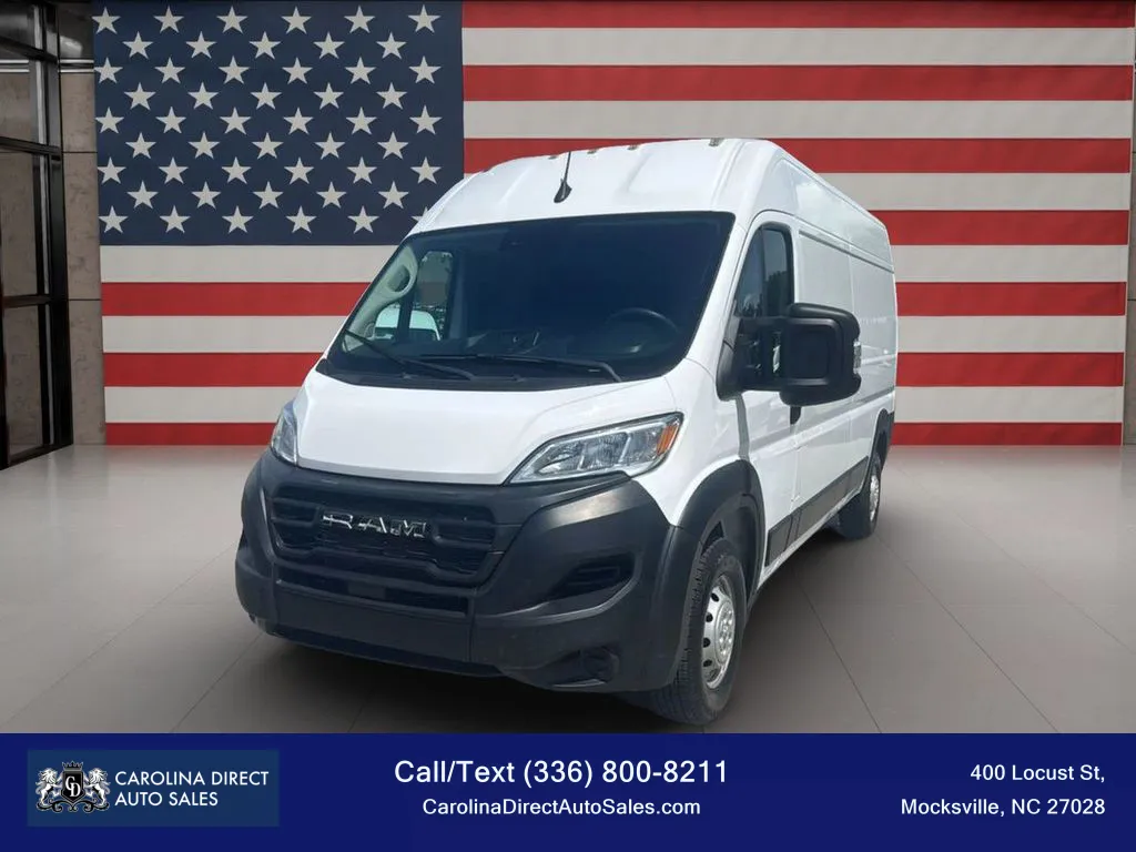 White 2023 Ram ProMaster Cargo Van 2500 High Roof Van 3D for sale in Mocksville, NC