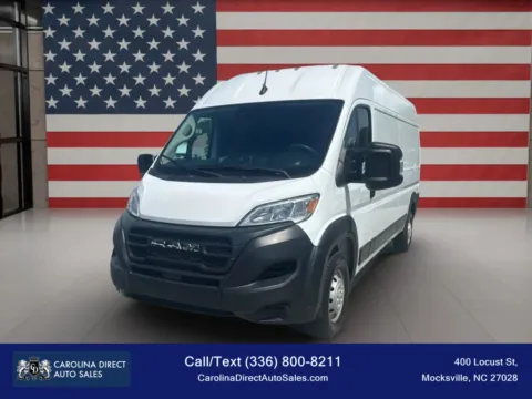 White 2023 Ram ProMaster Cargo Van 2500 High Roof Van 3D for sale in Mocksville, NC