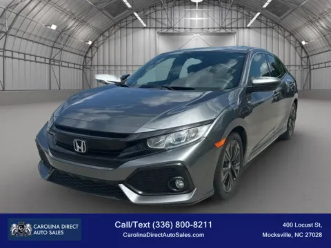 Gray 2018 Honda Civic EX Hatchback 4D for sale in Mocksville, NC