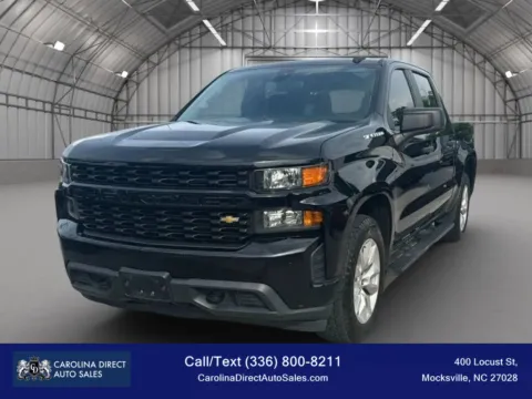 Black 2022 Chevrolet Silverado 1500 Limited Crew Cab Custom Pickup 4D 5 3/4 ft for sale in Mocksville, NC