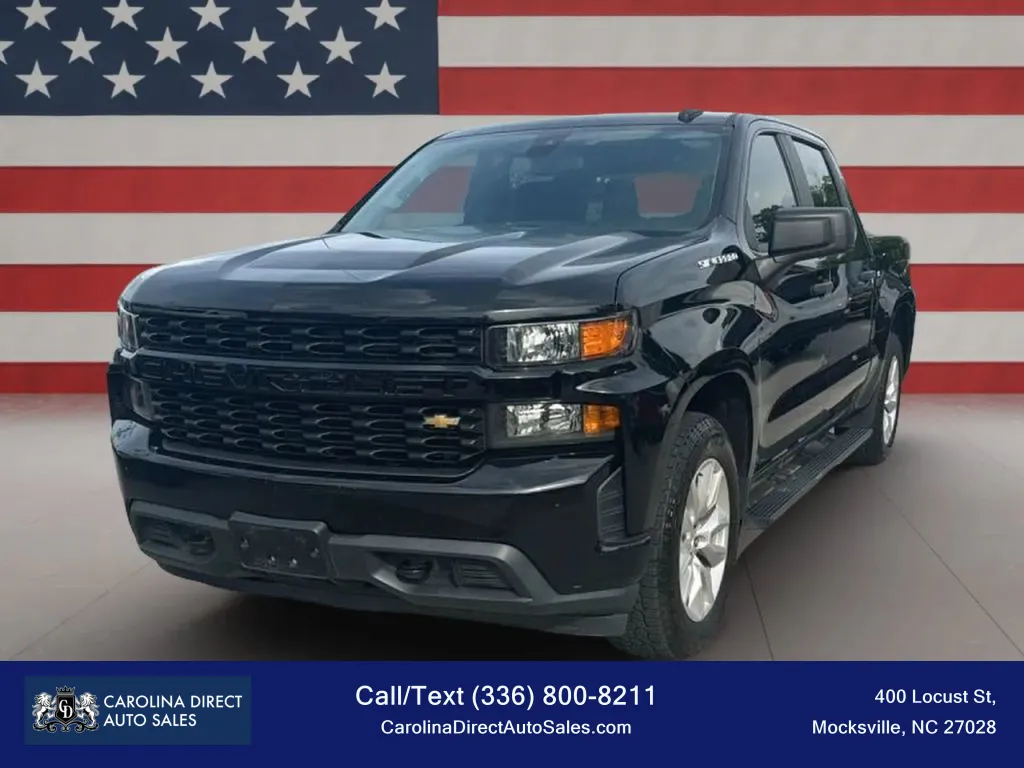 Black 2022 Chevrolet Silverado 1500 Limited Crew Cab Custom Pickup 4D 5 3/4 ft for sale in Mocksville, NC