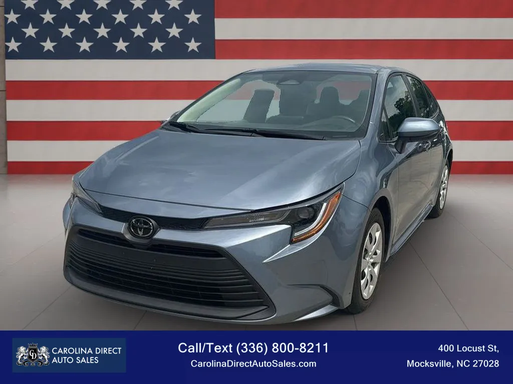 Blue 2023 Toyota Corolla LE Sedan 4D for sale in Mocksville, NC