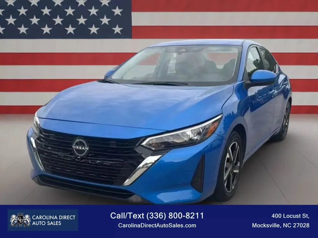 Blue 2024 Nissan Sentra SV Sedan 4D for sale in Mocksville, NC