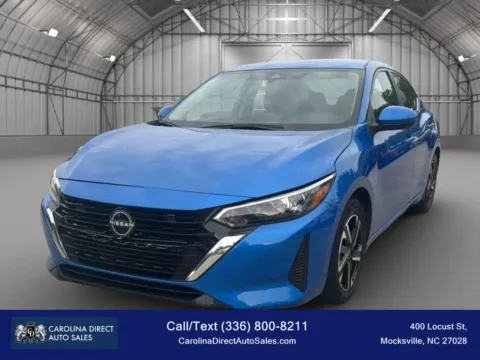 Blue 2024 Nissan Sentra SV Sedan 4D for sale in Mocksville, NC