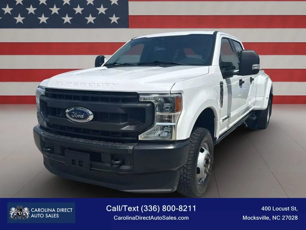 White 2022 Ford F350 Super Duty Crew Cab XL Pickup 4D 8 ft for sale in Mocksville, NC