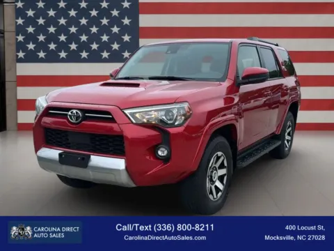Red 2022 Toyota 4Runner TRD Off-Road Sport Utility 4D for sale in Mocksville, NC