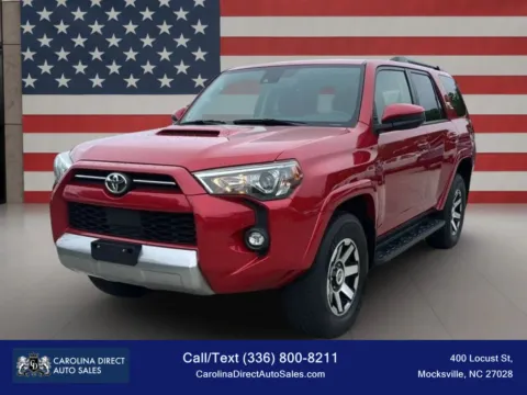 Red 2022 Toyota 4Runner TRD Off-Road Sport Utility 4D for sale in Mocksville, NC