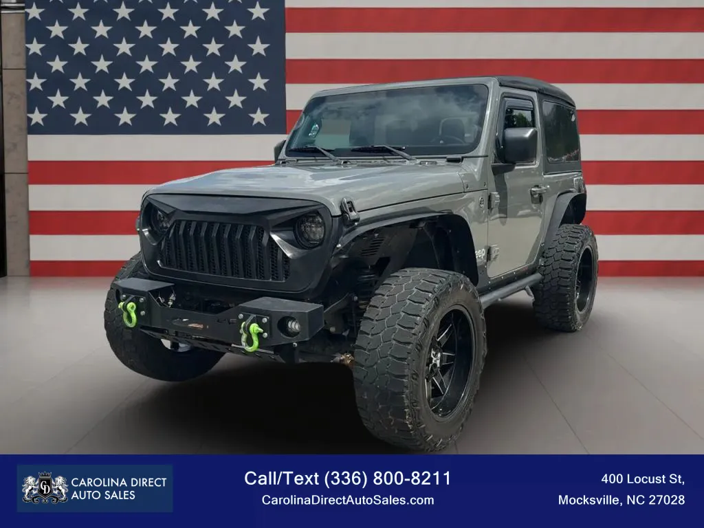 Gray 2019 Jeep Wrangler Sport S Sport Utility 2D for sale in Mocksville, NC