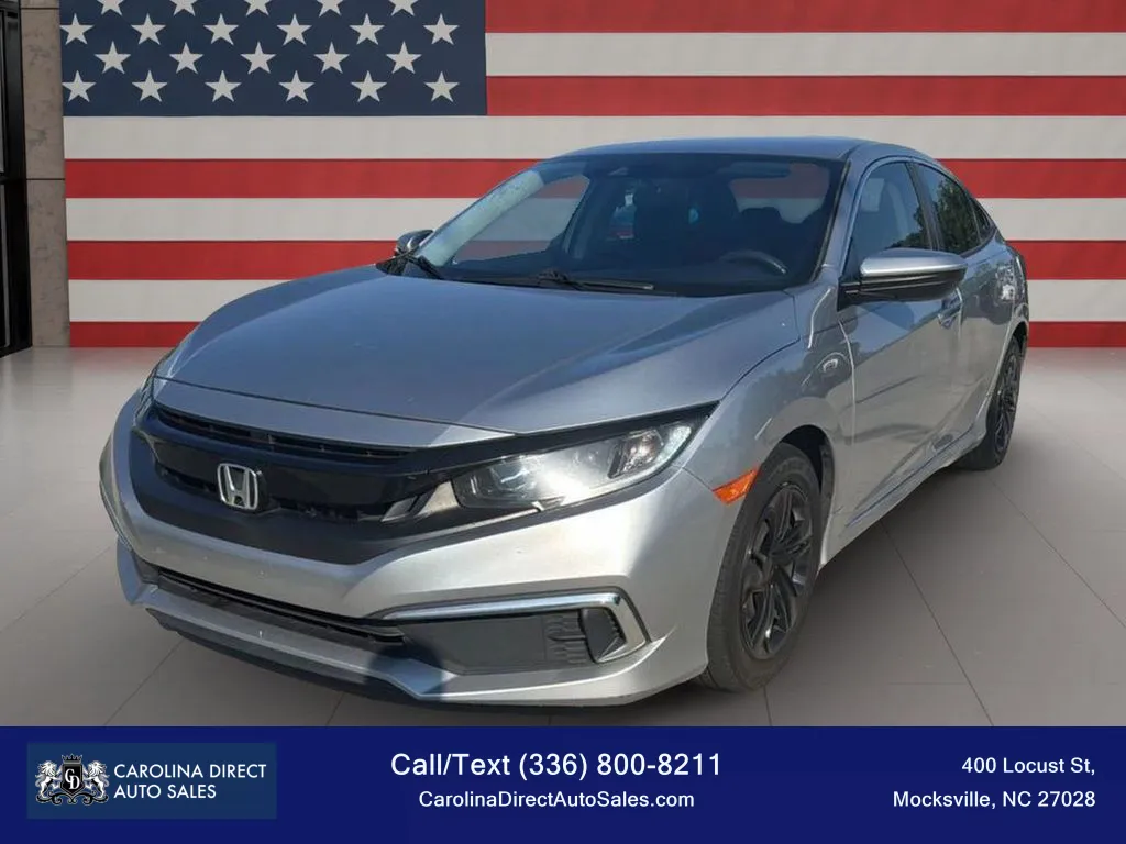 Silver 2021 Honda Civic LX Sedan 4D for sale in Mocksville, NC