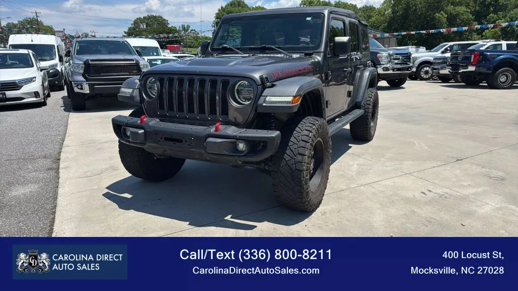 Gray 2018 Jeep Wrangler Unlimited All New Rubicon Sport Utility 4D for sale in Mocksville, NC