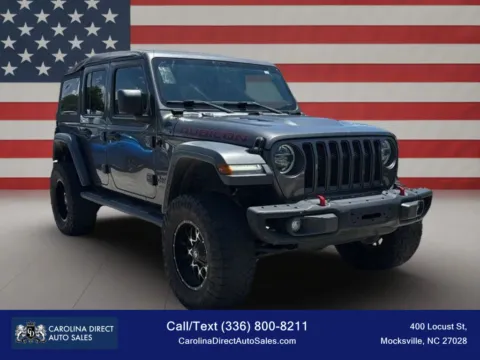Another view of 2018 Jeep Wrangler Unlimited All New Rubicon Sport Utility 4D for sale in Mocksville, NC at Carolina Direct Auto Sales