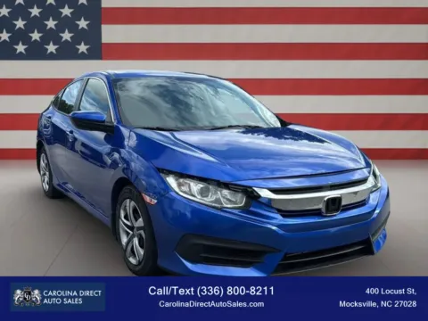 Another view of 2016 Honda Civic LX Sedan 4D for sale in Mocksville, NC at Carolina Direct Auto Sales