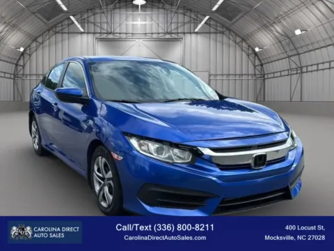 Another view of 2016 Honda Civic LX Sedan 4D for sale in Mocksville, NC at Carolina Direct Auto Sales