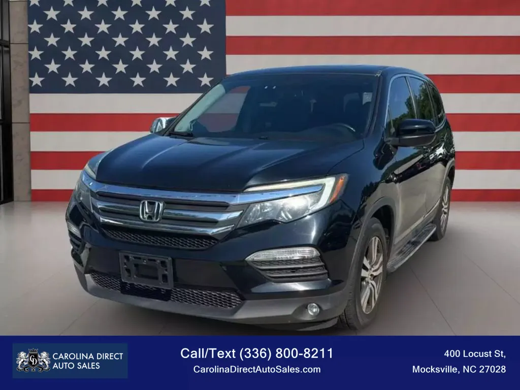 Black 2016 Honda Pilot EX-L Sport Utility 4D for sale in Mocksville, NC