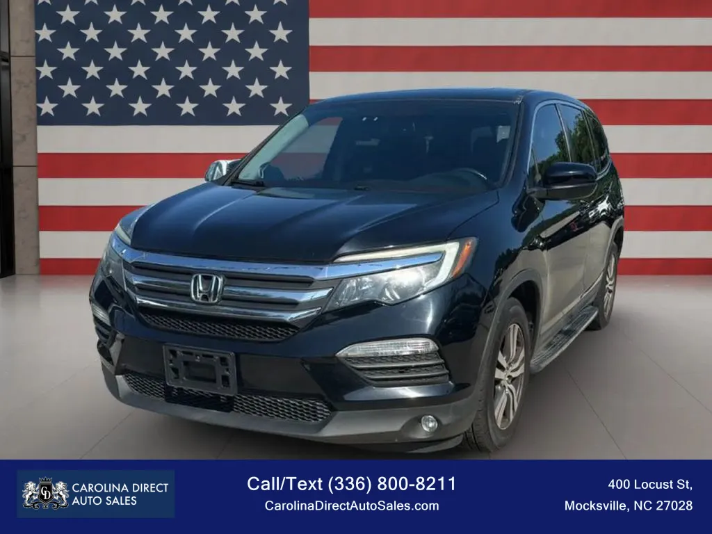 Black 2016 Honda Pilot EX-L Sport Utility 4D for sale in Mocksville, NC