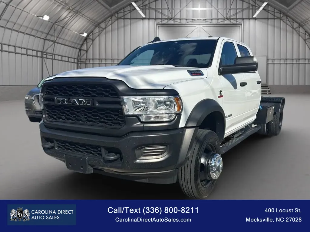 White 2021 Ram 5500 Crew Cab & Chassis Tradesman Cab & Chassis 4D for sale in Mocksville, NC