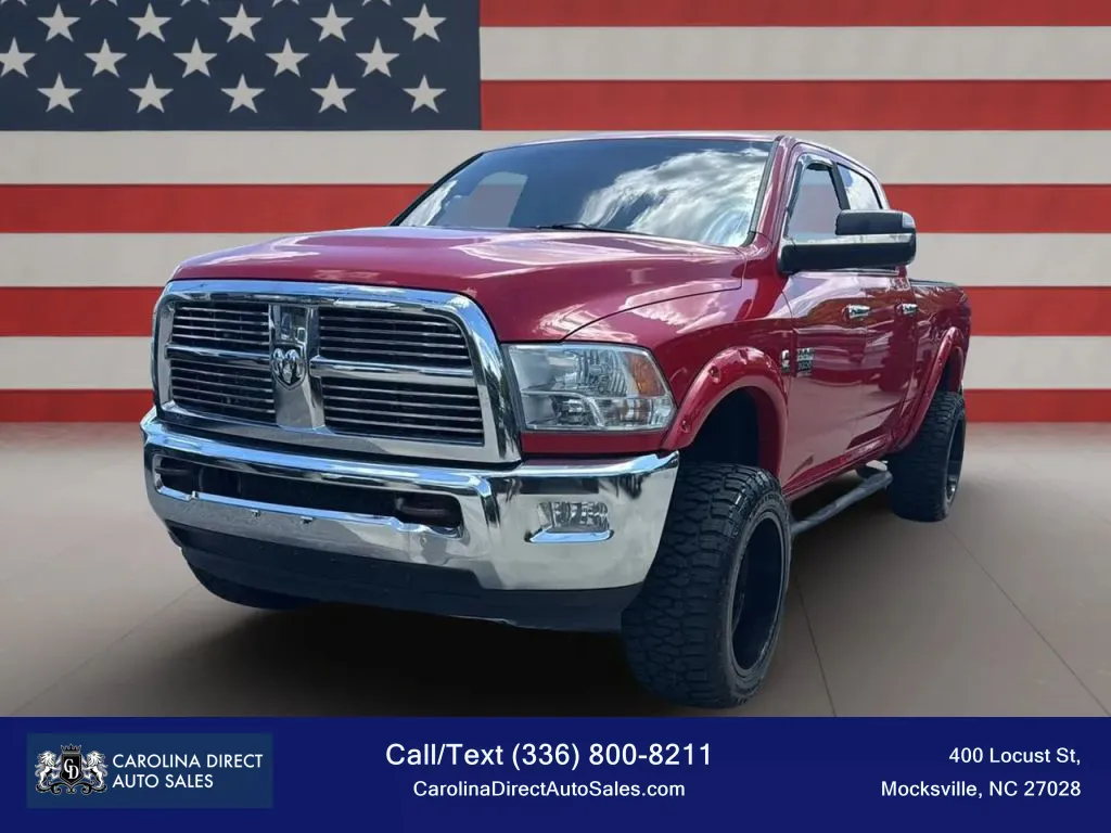 Red 2011 Ram 3500 Crew Cab SLT Pickup 4D 6 1/3 ft for sale in Mocksville, NC