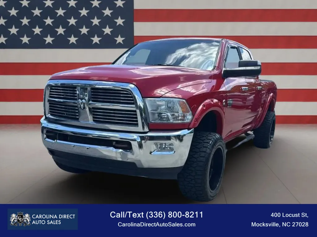 Red 2011 Ram 3500 Crew Cab SLT Pickup 4D 6 1/3 ft for sale in Mocksville, NC