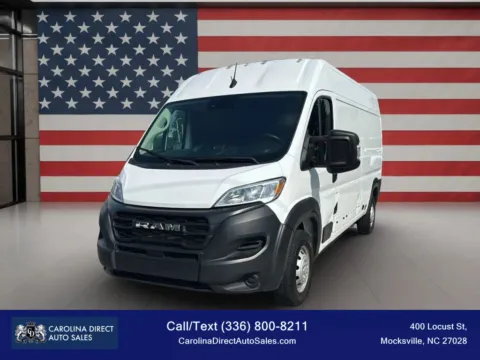 White 2023 Ram ProMaster Cargo Van 2500 High Roof Van 3D for sale in Mocksville, NC