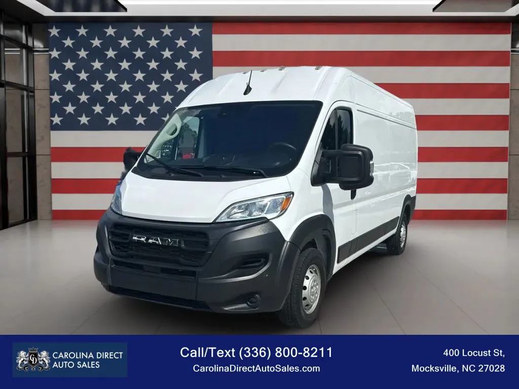 White 2023 Ram ProMaster Cargo Van 2500 High Roof Van 3D for sale in Mocksville, NC