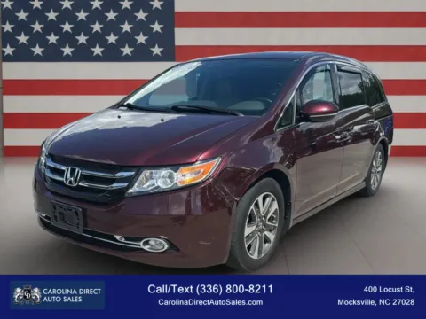 Red 2015 Honda Odyssey Touring Minivan 4D for sale in Mocksville, NC