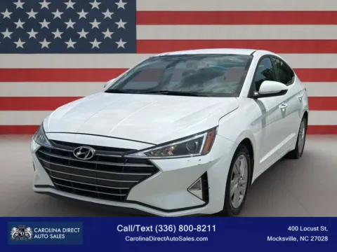 White 2019 Hyundai Elantra SEL Sedan 4D for sale in Mocksville, NC