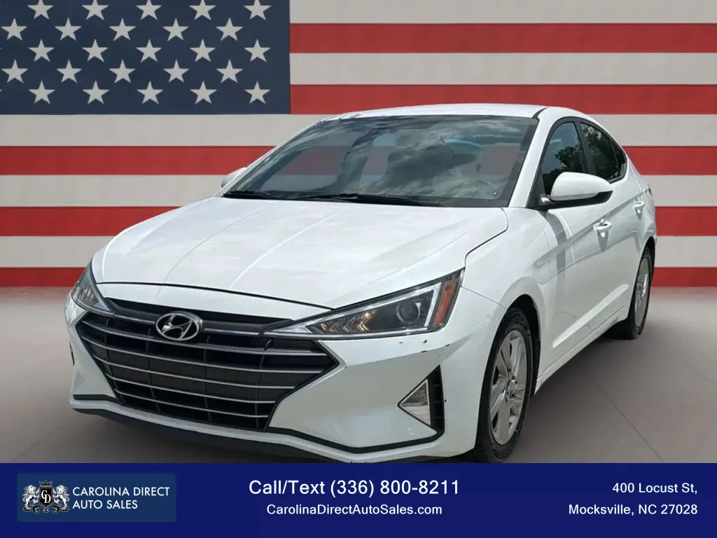 White 2019 Hyundai Elantra SEL Sedan 4D for sale in Mocksville, NC