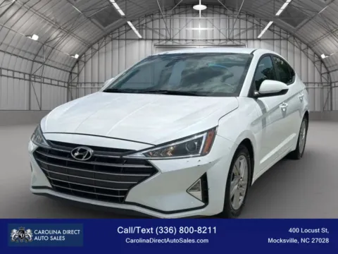 White 2019 Hyundai Elantra SEL Sedan 4D for sale in Mocksville, NC