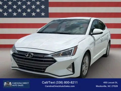 White 2019 Hyundai Elantra SEL Sedan 4D for sale in Mocksville, NC